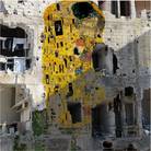 Tammam Azzam. Syrian Museum - Gustave Klimt’s The Kiss (Freedom Graffiti). 2013