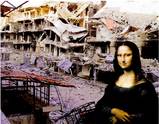 TammamAzzam. Syrian Museum - Leonard da Vinci’s Mona Lisa. 2012 (100x130 cm)
